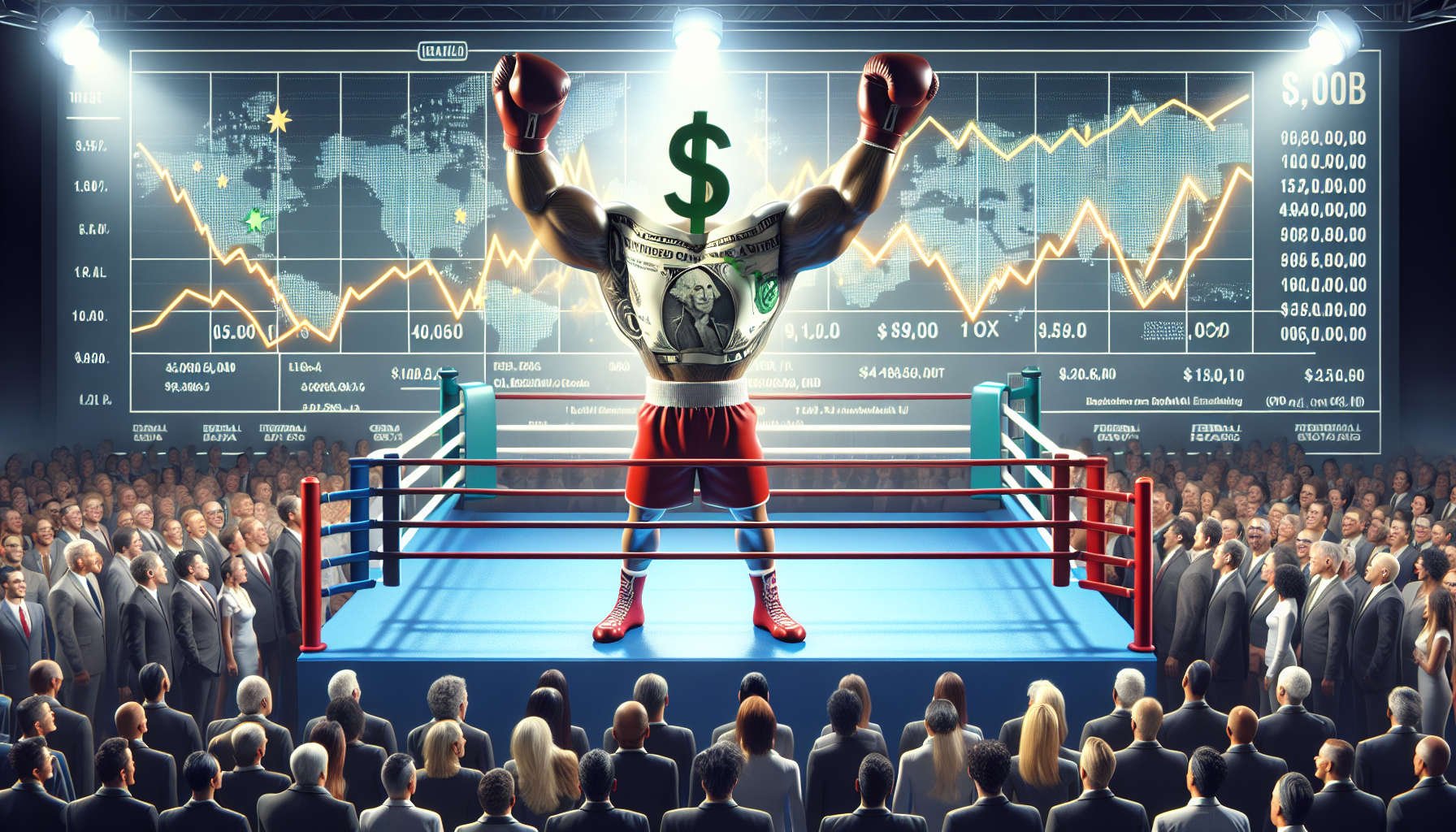Dollar Set for Weekly Gain Amid Strong US Data Reducing Fed Easing Hopes