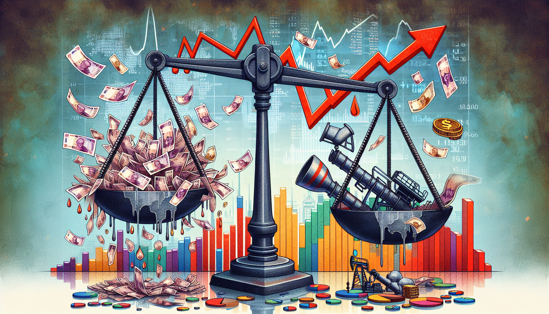 Rupee Falls 12 Paise to 86.52 Amid Market Drops and Crude Prices Rise