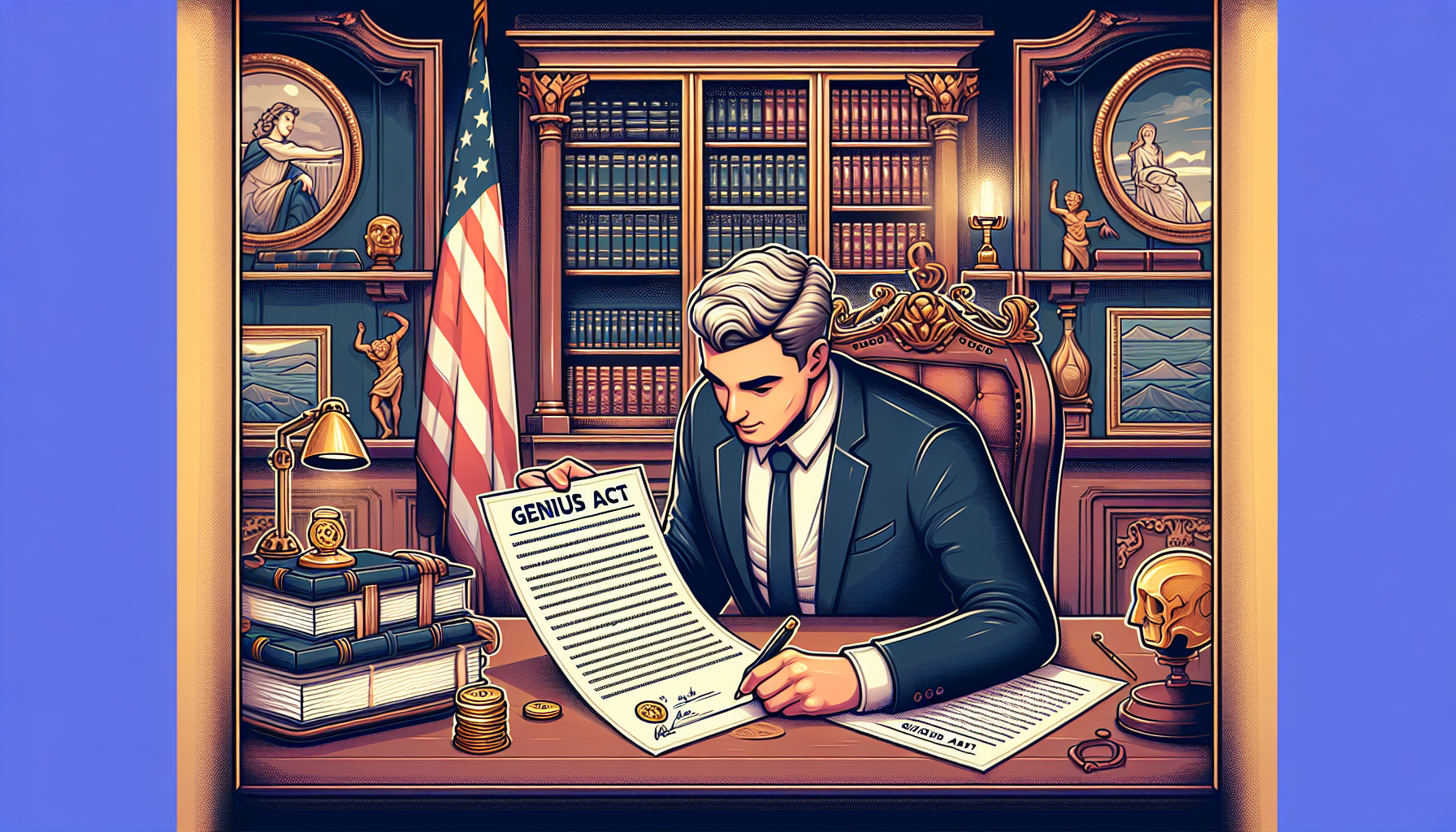 Trump Signs GENIUS Act to Regulate Stablecoins