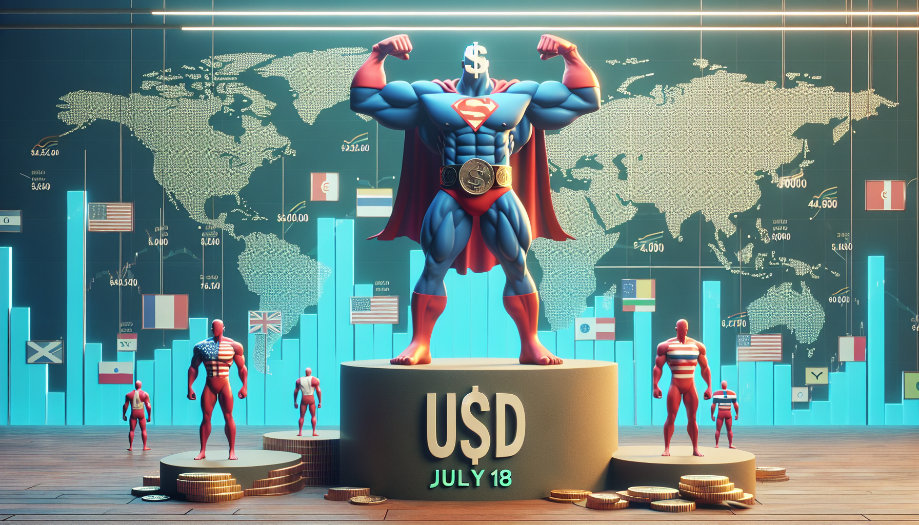 USD Strengthens Against Major Currencies in Weekly Wrap on July 18