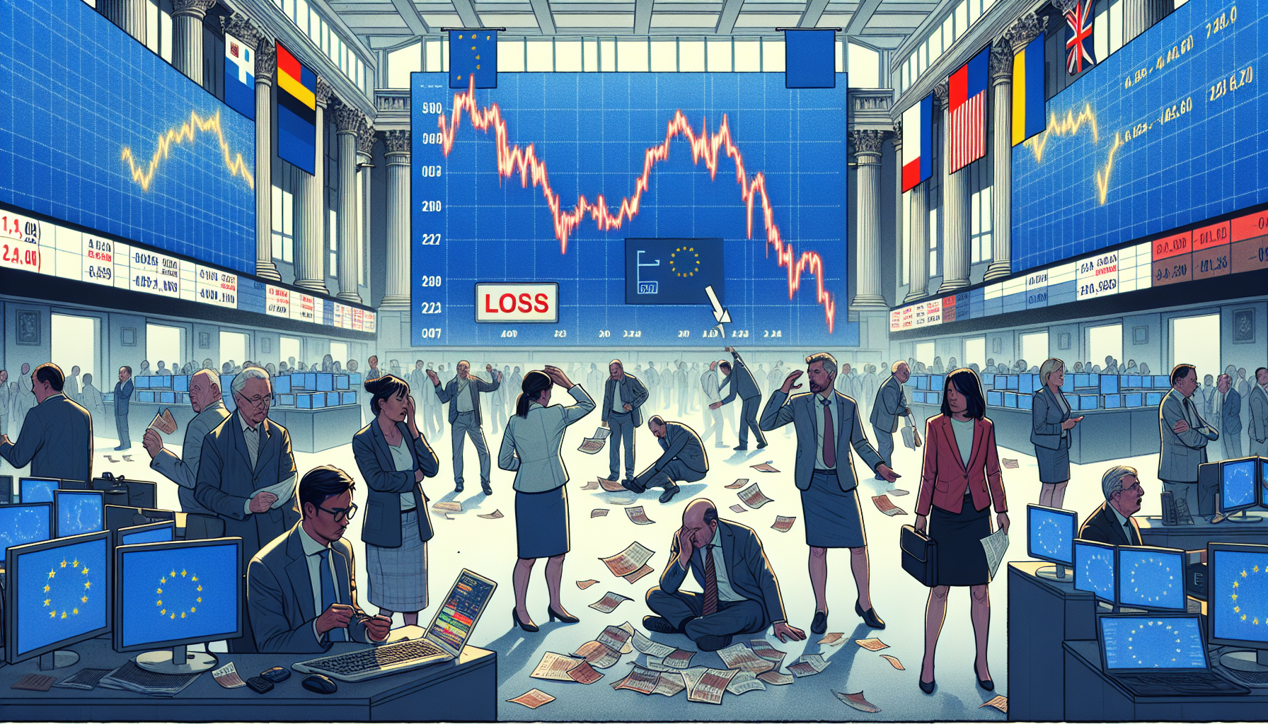 European Indices Plunge with Weekly Losses