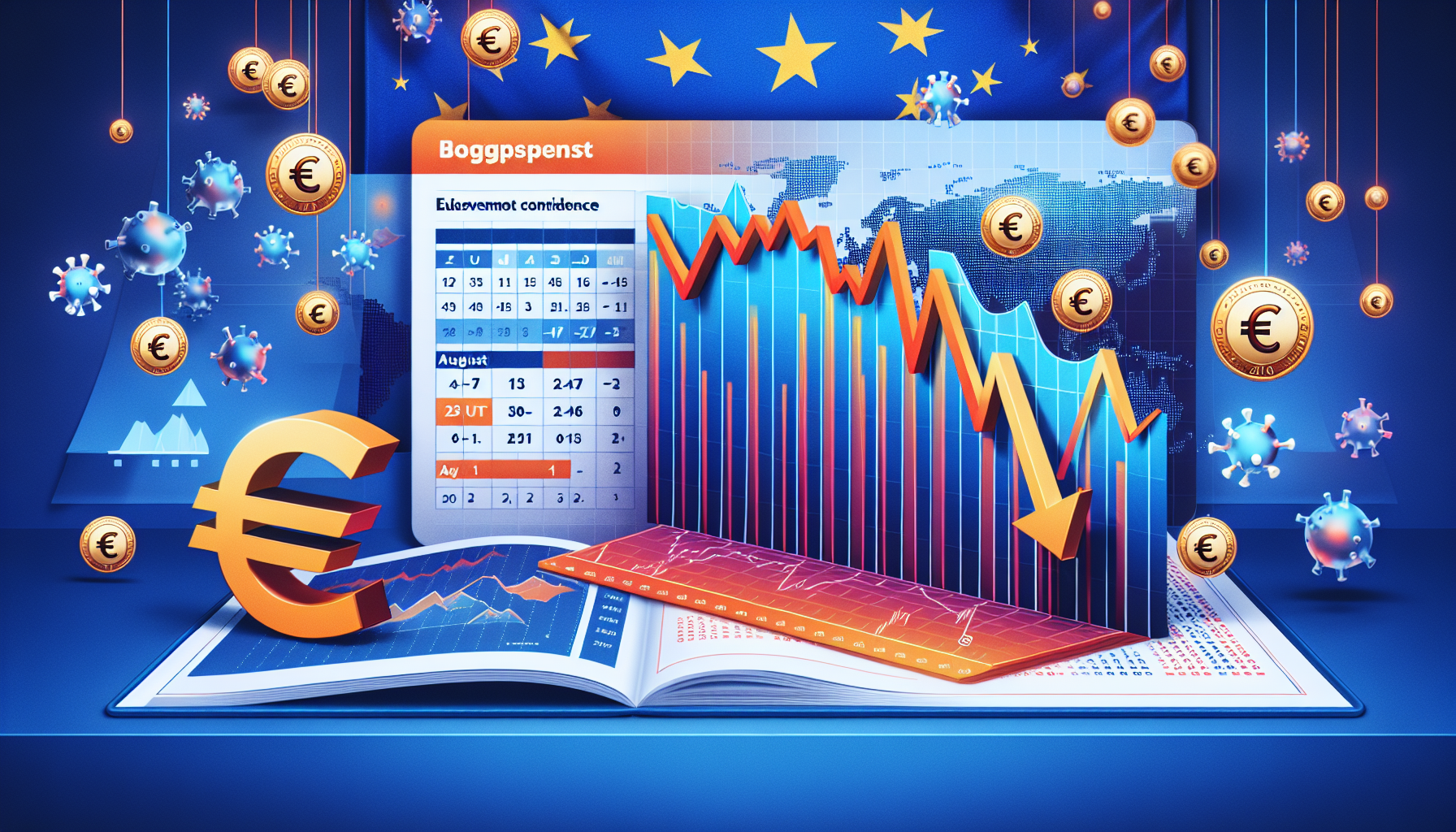 Eurozone August Sentix Investor Confidence Declines to -3.7, Missing Forecast
