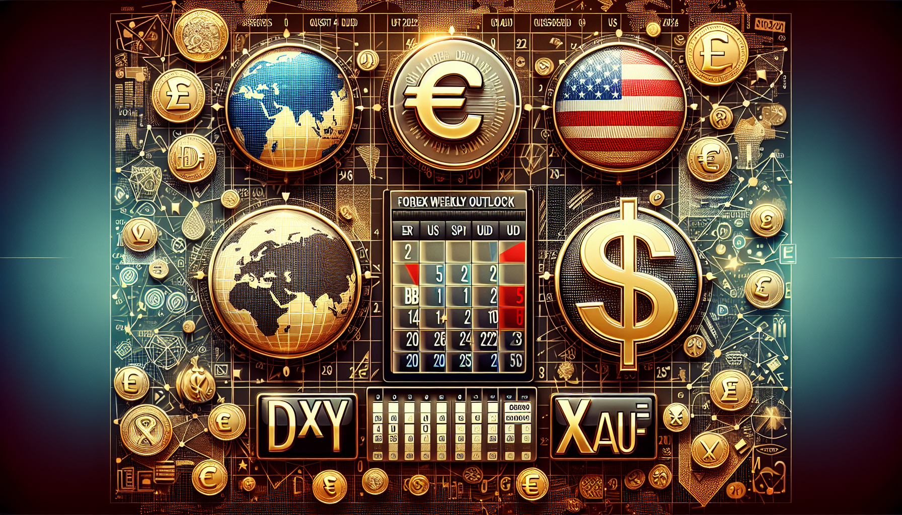 Forex Weekly Outlook: DXY, EURUSD, GBPUSD, USDCHF, XAUUSD (August 4-8, 2025)
