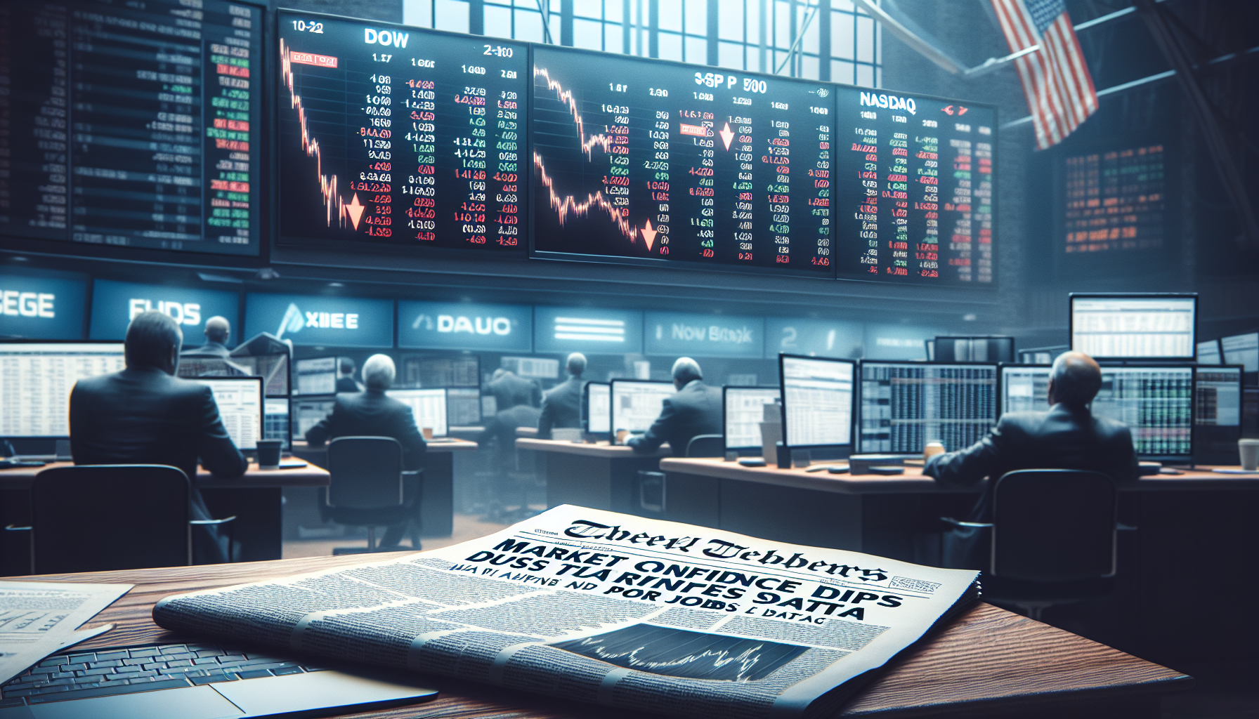Market Confidence Dips as Dow, S&P 500, and Nasdaq Decline Due to Trump Tariffs and Poor Jobs Data